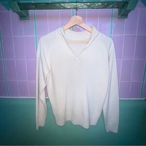 Vintage half-zip pullover sweater